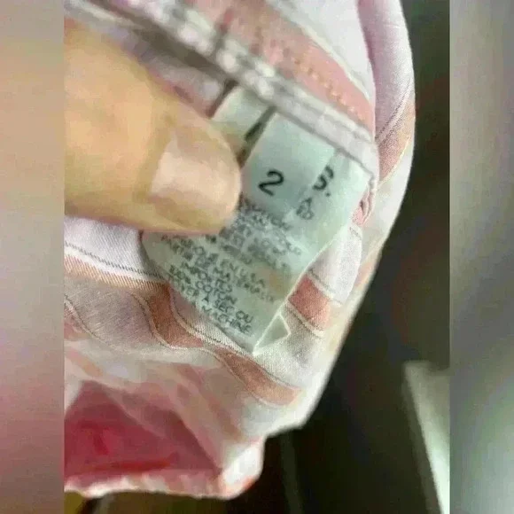 MDS Stripes Pink Red Barbie Stripe Peasant Mini Dress Sleeveless RTR Size 2 - Picture 7 of 8